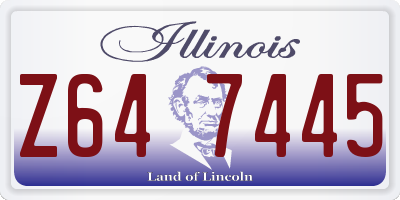 IL license plate Z647445