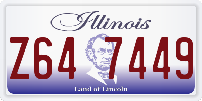 IL license plate Z647449