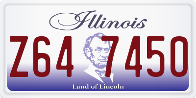 IL license plate Z647450