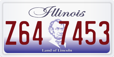IL license plate Z647453