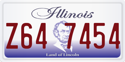 IL license plate Z647454