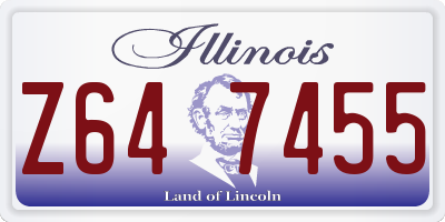 IL license plate Z647455