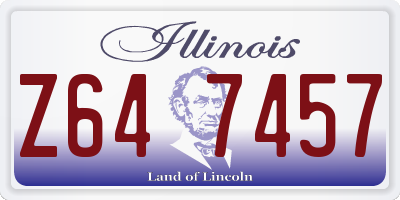 IL license plate Z647457
