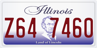 IL license plate Z647460