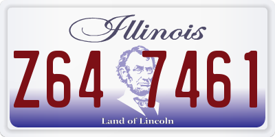 IL license plate Z647461