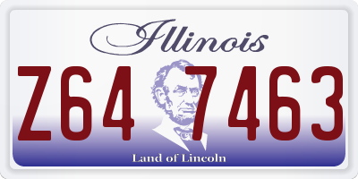 IL license plate Z647463