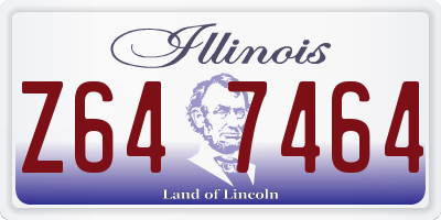 IL license plate Z647464