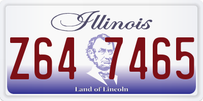 IL license plate Z647465