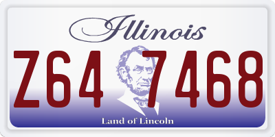 IL license plate Z647468