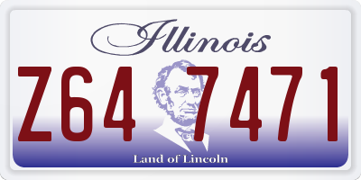 IL license plate Z647471