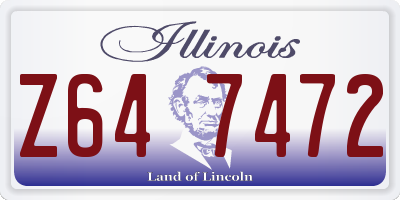 IL license plate Z647472