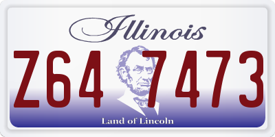 IL license plate Z647473