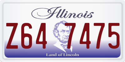 IL license plate Z647475