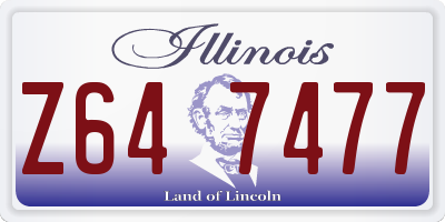 IL license plate Z647477