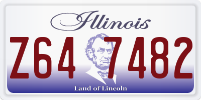 IL license plate Z647482