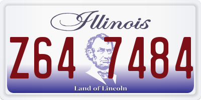 IL license plate Z647484