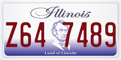 IL license plate Z647489