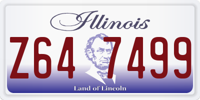 IL license plate Z647499
