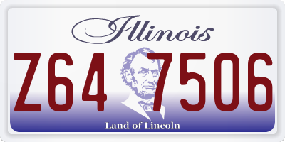 IL license plate Z647506