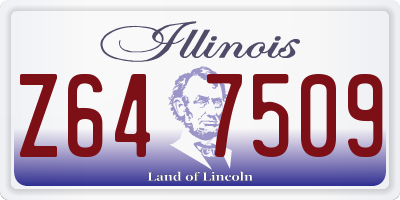 IL license plate Z647509
