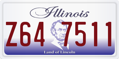 IL license plate Z647511