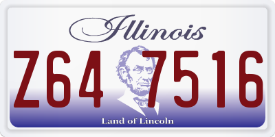 IL license plate Z647516