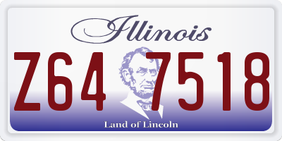 IL license plate Z647518