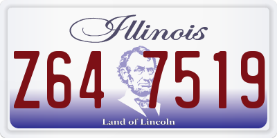 IL license plate Z647519
