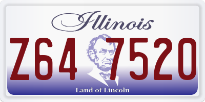IL license plate Z647520