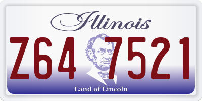 IL license plate Z647521