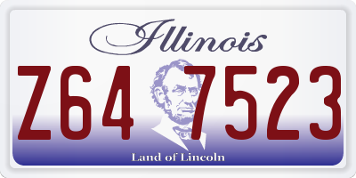 IL license plate Z647523