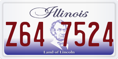IL license plate Z647524