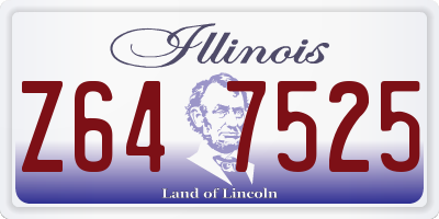 IL license plate Z647525