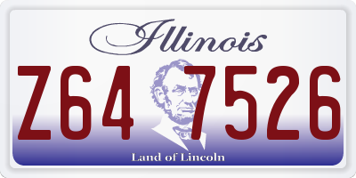 IL license plate Z647526