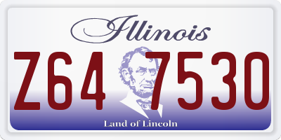 IL license plate Z647530