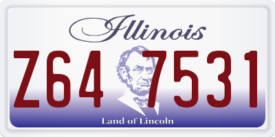 IL license plate Z647531