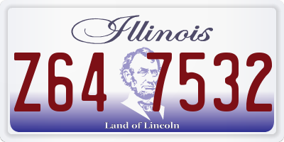 IL license plate Z647532