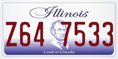 IL license plate Z647533