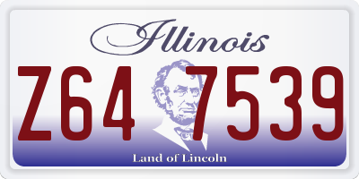 IL license plate Z647539