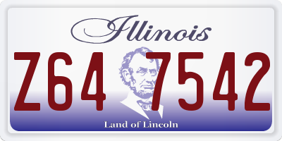 IL license plate Z647542