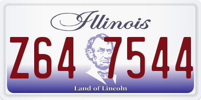 IL license plate Z647544