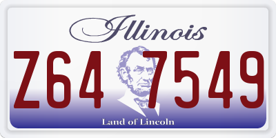 IL license plate Z647549