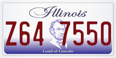 IL license plate Z647550