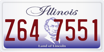 IL license plate Z647551