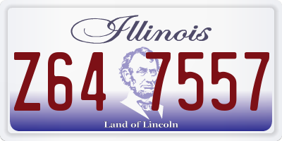 IL license plate Z647557