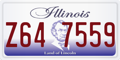 IL license plate Z647559