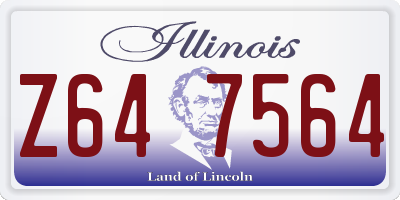 IL license plate Z647564