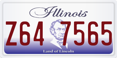 IL license plate Z647565