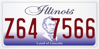 IL license plate Z647566