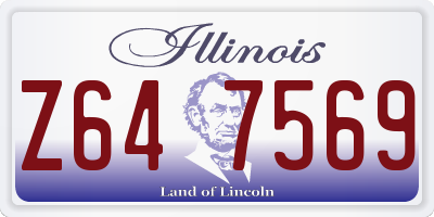 IL license plate Z647569